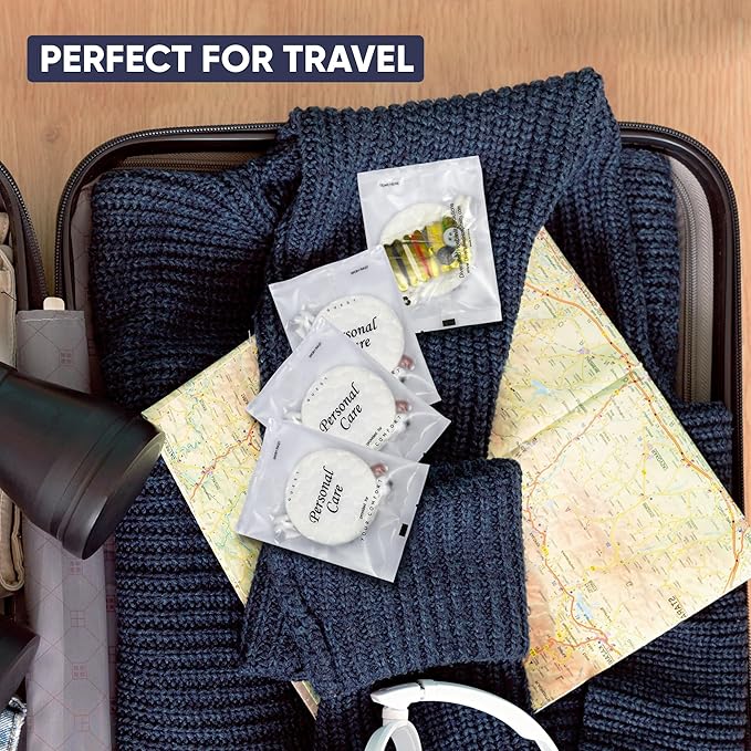 1-Shoppe All-in-Kit | Personal Care Kit Frosted Sachet Wrap | Hotels and Vacation Rentals | (Case of 50)