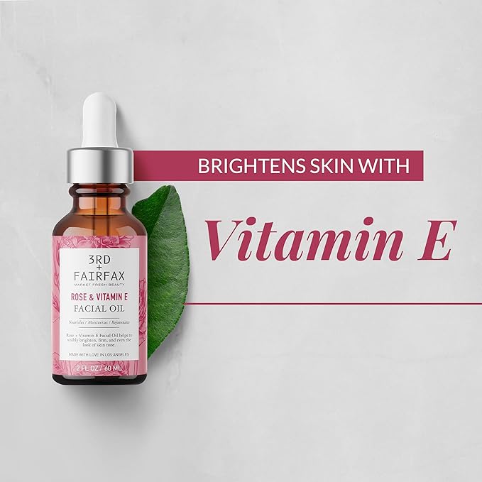 Rose & Vitamin E Facial Oil - 2oz