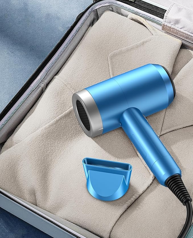 Hair Dryer, CONFU Hair Dryer with Diffuser, 21000PRM Professional Hairdryer, Portable Lightweight Fast Drying Negative Ionic Blow Dryer, Hair Diffuser for Curly Hair for Home Travel
