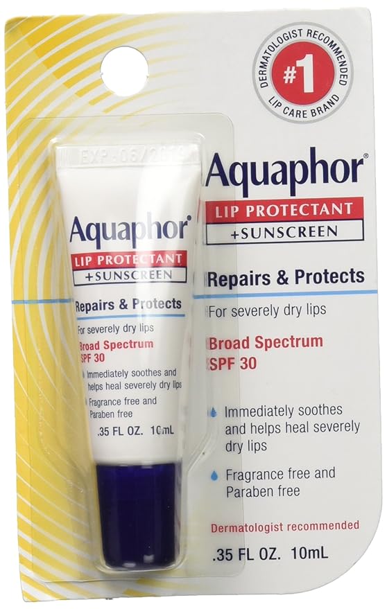 Lip Protectant Plus Sunscreen SPF 30 0.35 Ounce (Pack of 3)