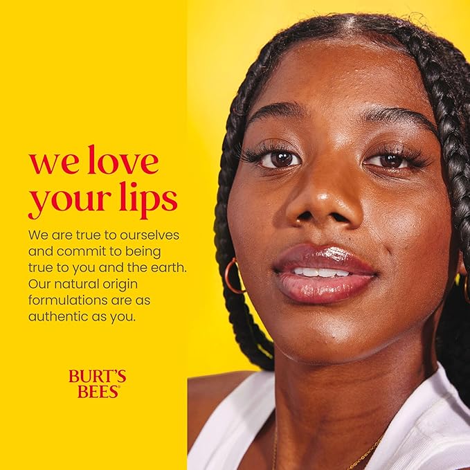 Burt's Bees Lip Balm Party Pack - Birthday Cake, Waffle Cone, Strawberry Shortcake, and Cookies & Cream, All Day Moisturizer, Tint-Free, Natural Origin Conditioning Lip Treatment, 4 Tubes, 0.15 oz.
