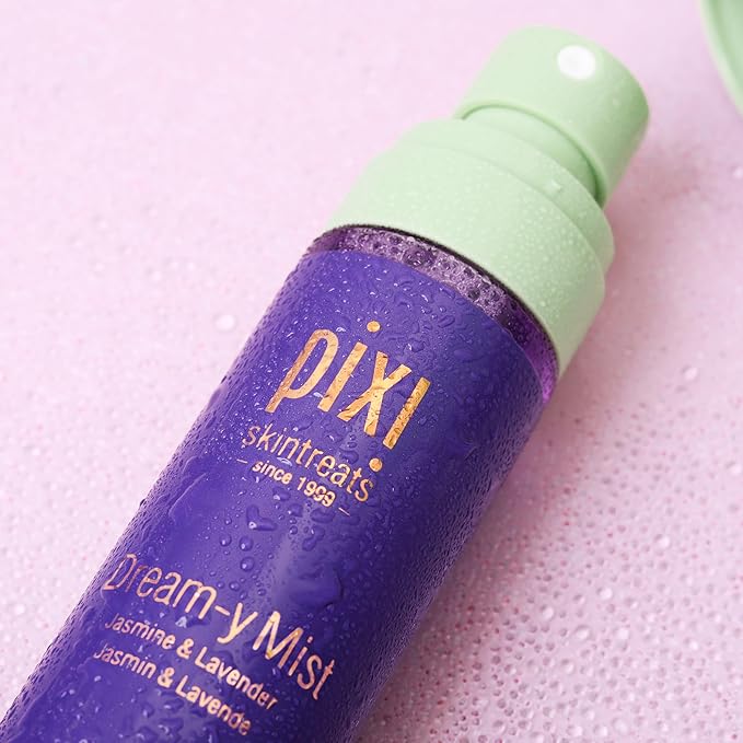 Pixi Beauty Dream-y Mist | Elixir Facial Mist | Help Hydrate & Preserve Skin with Jasmine, Lavender, Chamomile, 80ml