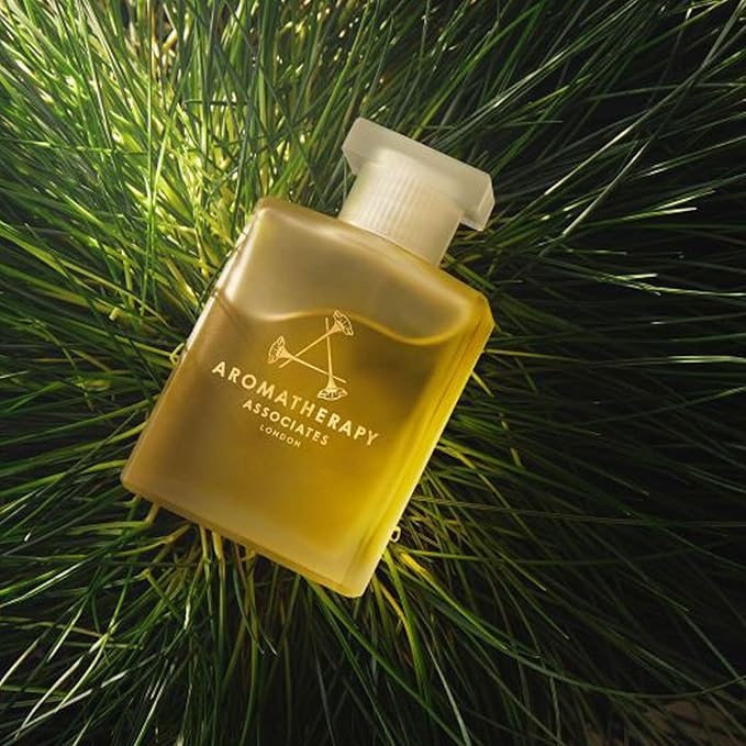 Aromatherapy Associates Forest Therapy Bath and Shower Oil, Natural Body Oil to Restore Mind, Body and Spirit, Hydrating, Made with 3 Essential Oils (1.85 oz)