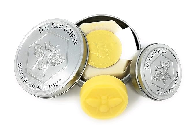 Bee Bar Honey House Naturals Duo – Natural – Small .6 ounce & Large 2 ounce (Natural)
