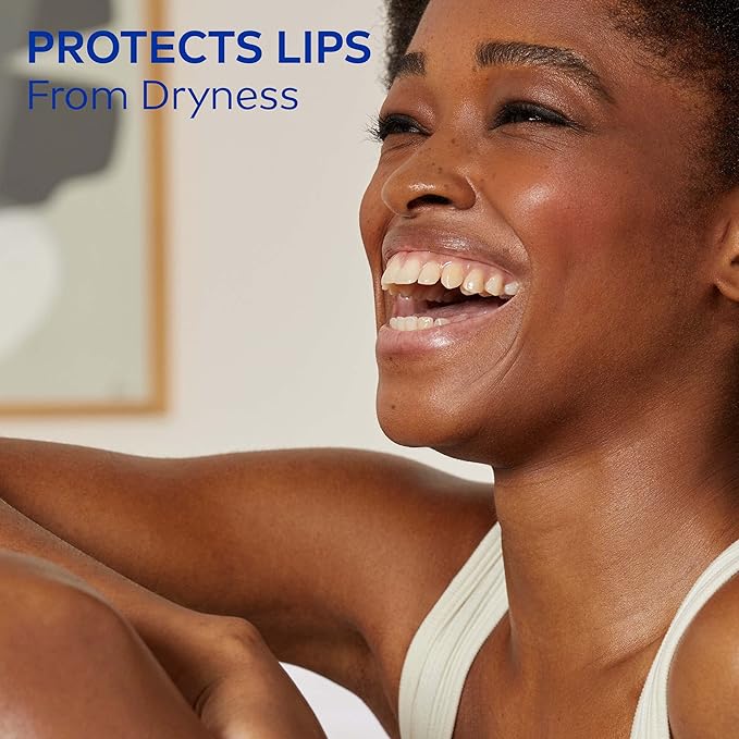 NIVEA Strawberry Lip Care - Tinted Lip Balm for Beautiful, Soft Lips - Pack of 4