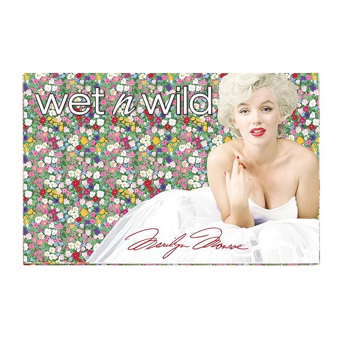 wet n wild Marilyn Monroe Collection PR Box - Makeup Set with Versatile Brushes, Buildable & Blendable Palettes, Vibrant Colors, & Lip Glosses for Unique Looks, Cruelty-Free & Vegan