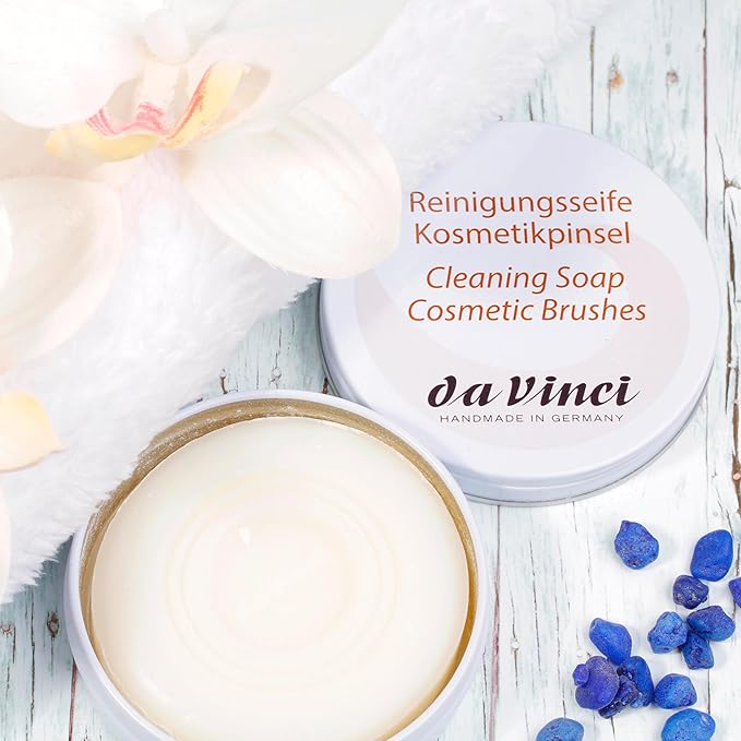 da Vinci Cosmetics Series 4832 Mini Cleaning Soap for Cosmetic Brushes, 0.5 Pound