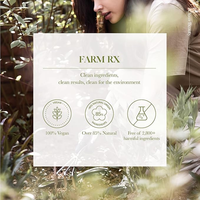 Farm Rx Bakuchiol Eye Cream - Vegan Revitalizing Cream to Reduce Dark Circles and Wrinkles Under and Around the Eyes, an Alternative to Retinol (30ml/1 fl oz) Clean Beauty