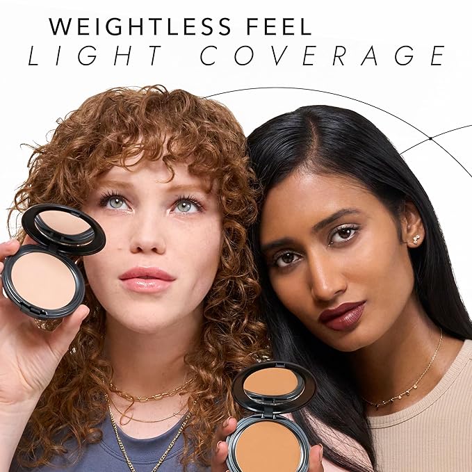 COVER FX Pressed Mineral Foundation - Shade D1 - Weightless Powder Foundation - Buildable Light to Full Coverage - Matte Finish - All Skin Types