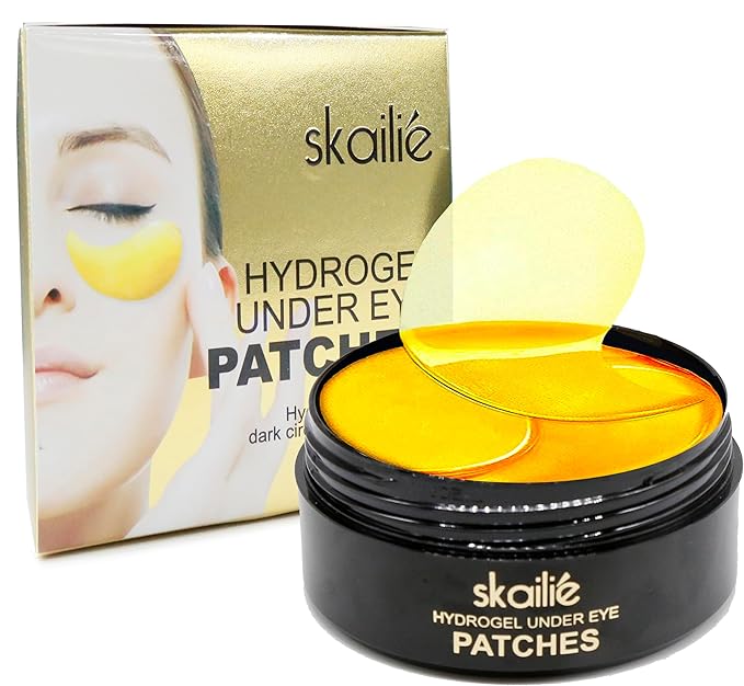 COSMETIC |24k Gold Vitality-Fill Hydra-Gel Eye Patches | Anti-Aging Under-Eye Patches, Help Boosting Lift & Firm the Look of the Eye Area