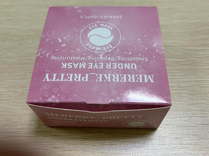 Vemofoper Under Eye Patches - 30 Pairs Collagen Under Eye Masks Anti-Aging Eye Mask for Face to Soothe Puffiness, Eye Bags and Wrinkles