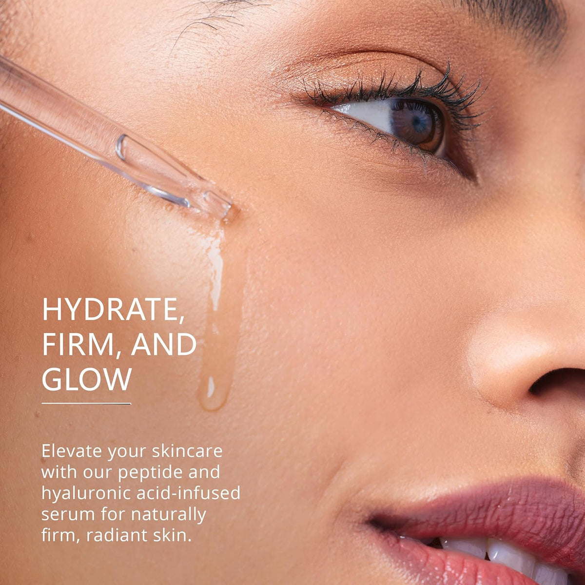 Asterwood Matrixyl 3000 + Argireline Serum for Face - Multi Peptide Serum with Hyaluronic Acid - Anti-Aging, Wrinkle Reducing, Collagen Boosting - Fragrance-Free - 8 Fl Oz