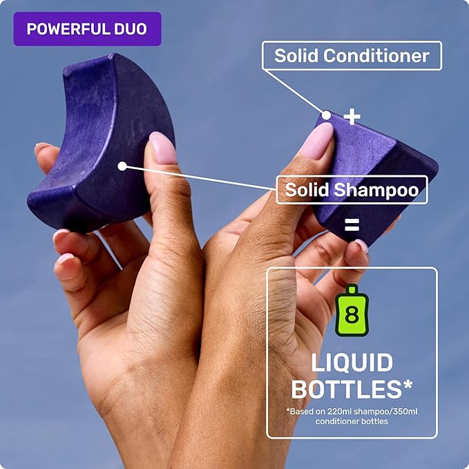 Ethique Purple Shampoo Bar for toning brassy hair - Plastic-Free, Cruelty-Free, Vegan, 3.88 oz - Formerly Tone It Down