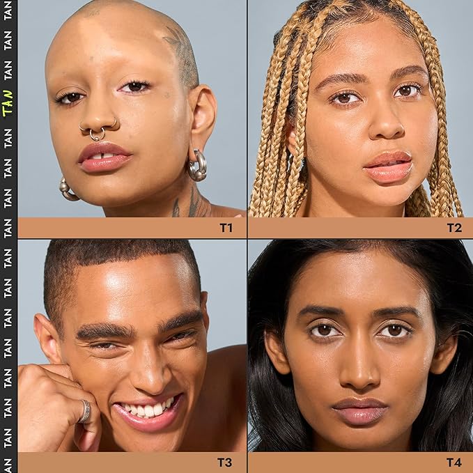 COVER FX Power Play Foundation - Shade T2 - Buildable Full Coverage - Waterproof Sweat-Proof Transfer-Proof - Natural Matte Finish - All Skin Types