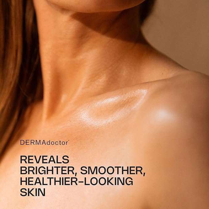 DERMAdoctor KP Bump Eraser Extra Strength Peel Pads – Exfoliating Body Treatment for Keratosis Pilaris, Body Acne & Rough Skin | AHA + BHA + PHA Formula | Dermatologist Developed