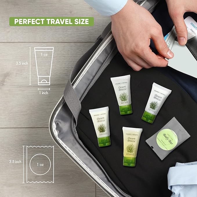 Desert Breeze | 1-Shoppe All-In-Kit | Hotel Size Amenities Set | Hotel/AirBnB/VRBO/Vacation Rental Soap Set | (75 pcs)