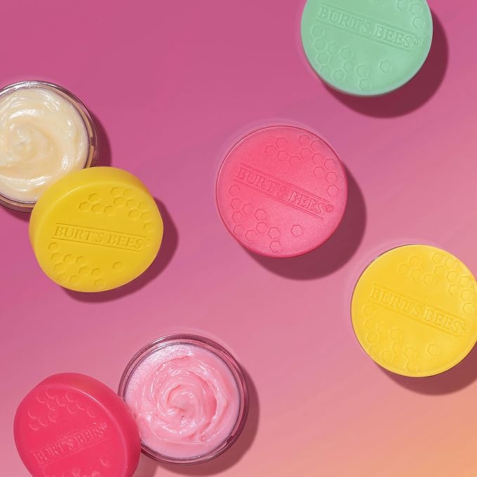 Burt's Bees Lip Mask Set- Overnight Intensive Treatment Revives & Nourishes for All Day Hydration, College Back to School Dorm Essentials, Passion Fruit & Chamomile, Sweet Mint & Lemon Sorbet
