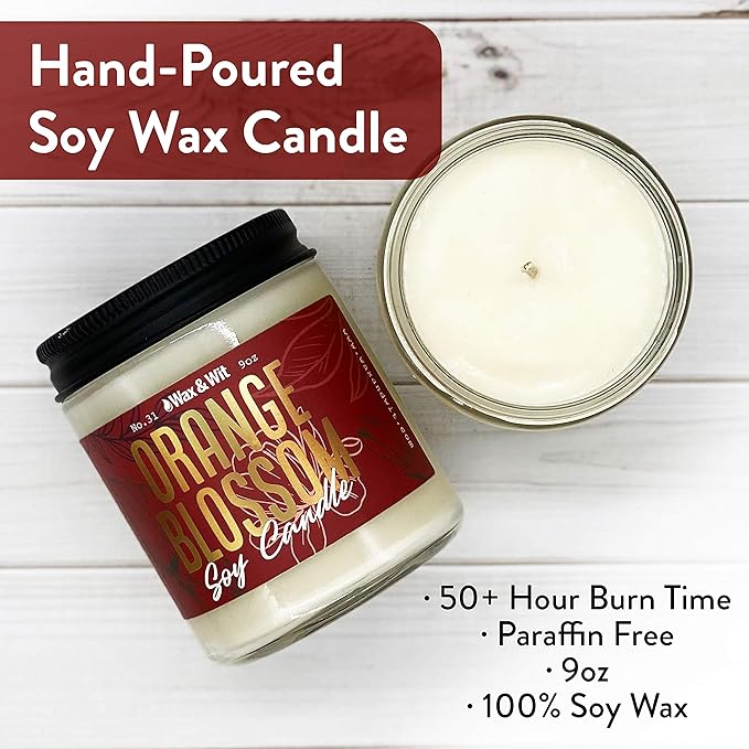 WAX & WIT Gifts for Mom, Luxury Spa Set for Mom: Heartfelt Mother's Day & Birthday Pampering Kit | Handcrafted 7-Piece Relaxation Set from Daughter, Son - Mom Birthday Gifts, Mothers Day Gifts
