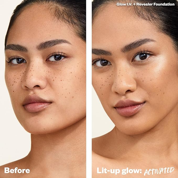 Kosas Glow I.V. Vitamin-Infused Skin Enhancer Face Makeup - Tinted Beauty Highlighter for a Healthy Glow - Radiate