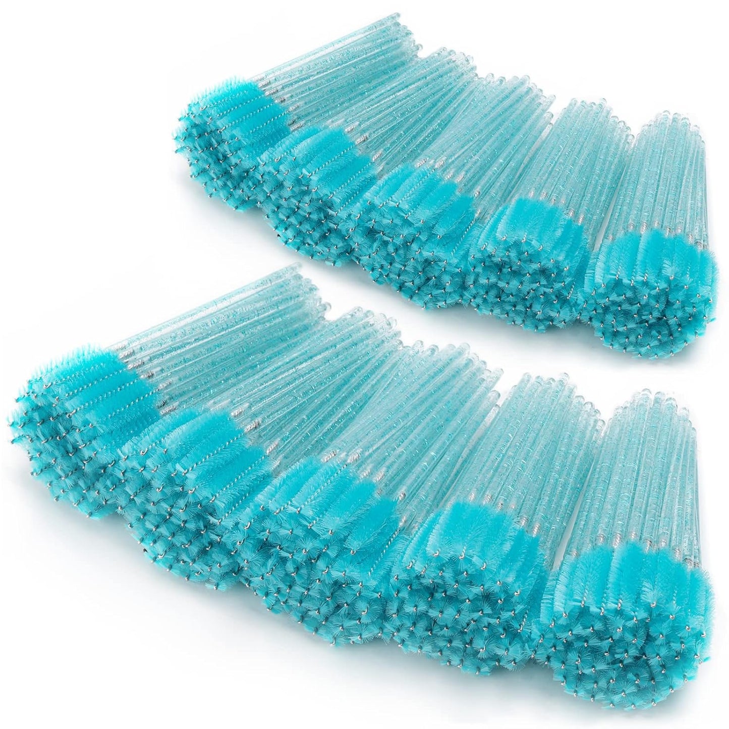 Tbestmax 1000 Disposable Mascara Wands Eyelash Brush Spoolies for Eyebrow Eye Lash Extension Blue
