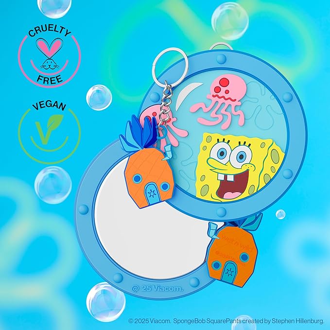 wet n wild SpongeBob SquarePants PR Box - Pineapple House 2-Layer Collector’s Set with Makeup & Tools for Unique F.U.N Looks, Cruelty-Free