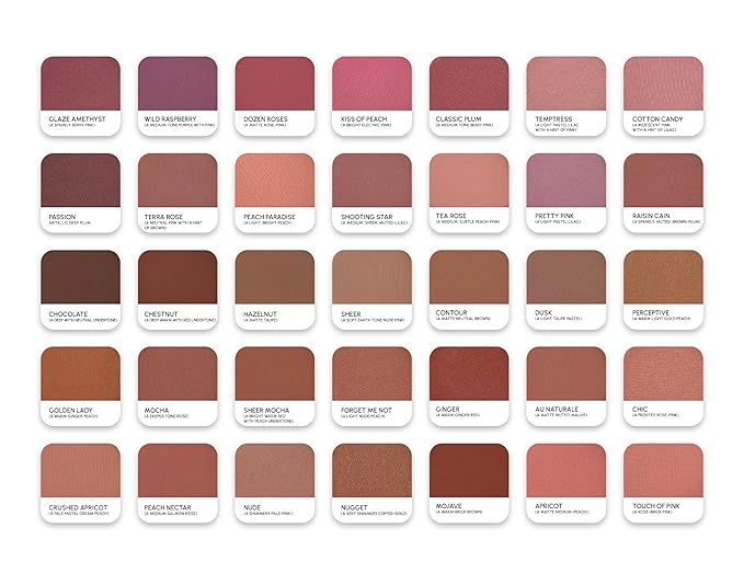 PRIMROSE POWDER BLUSH, Pressed Blush Face Makeup, Buildable Formula, Smooth Finish, Paraben Free, Made in the USA 0.11 oz. (Dozen Roses)