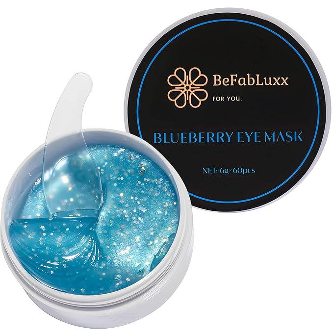Under Eye Patches (60PCS) Under Eye Mask Collagen, Antioxidants & Hyaluronic Acid Collagen, Under Eye Wrinkle Eye Gels Pads, Anti-Aging Eye Mask Reduce Dark Circles, Puffiness Undereye Bags, Wrinkles