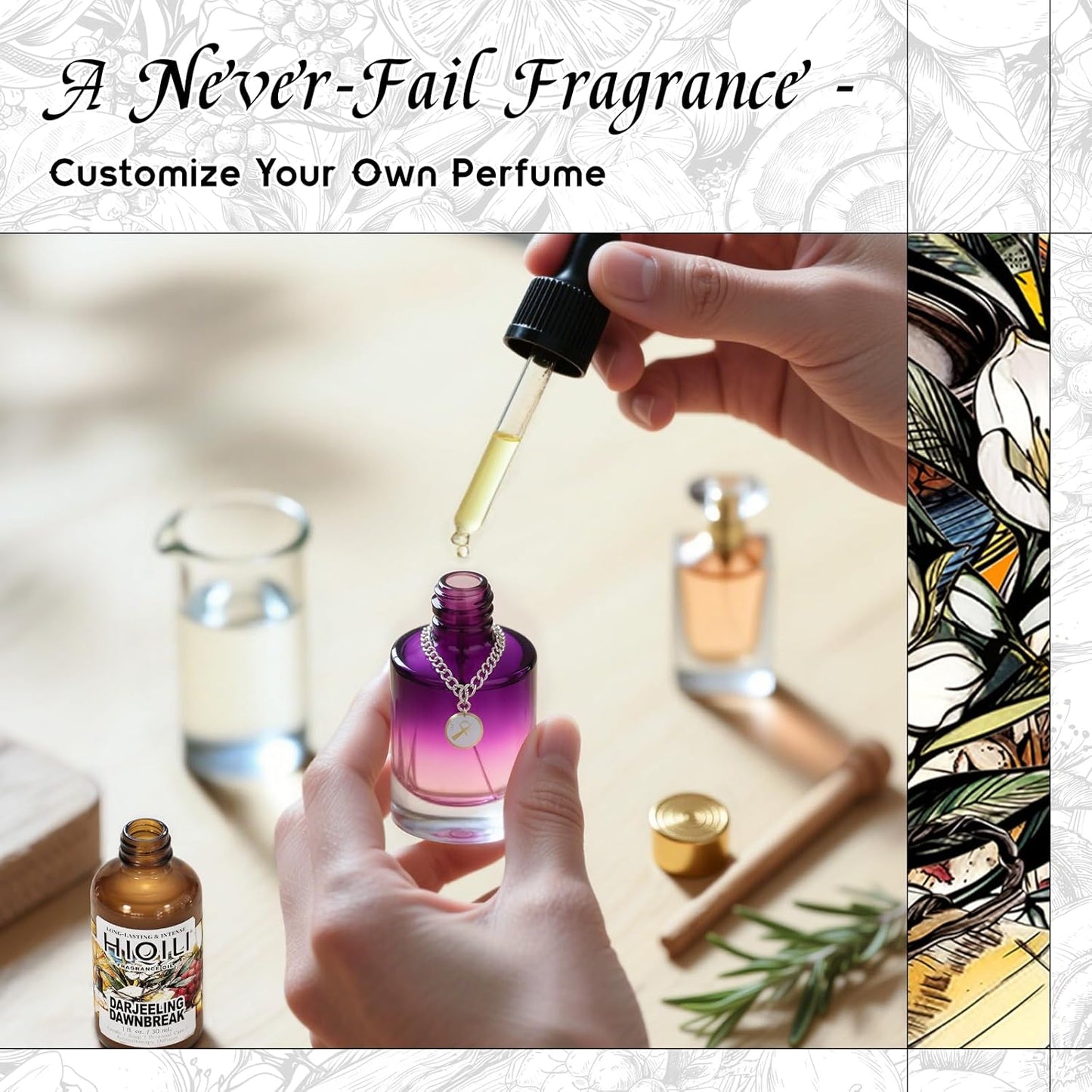 HIQILI Darjeeling Dawnbreak Fragrance Oil for Diffuser, Inspired by B.gari Pr-Homme Eud-Tlette, Candle & Soap, Perfume & Linen Spray Making, Woody Scent, Long-Lasting Aroma - 1 Fl Oz - Pour Homme