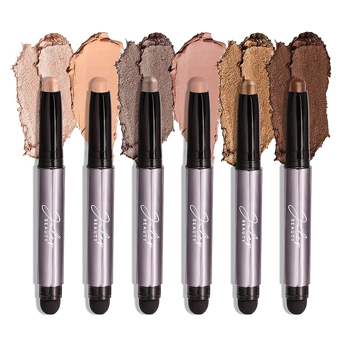 Julep Eyeshadow 101 Neutral Palette Creme-to-Powder 6 Piece Matte & Shimmer Eyeshadow Set