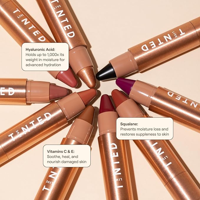 Live Tinted Huestick Multistick: Eye, Lip, & Cheek All In One Makeup stick with Hyaluronic Acid, Squalane, Twistable Crayon Design, Vegan Formula, Made for a Creamy Blendable Feel, Balance 3g / 0.1oz
