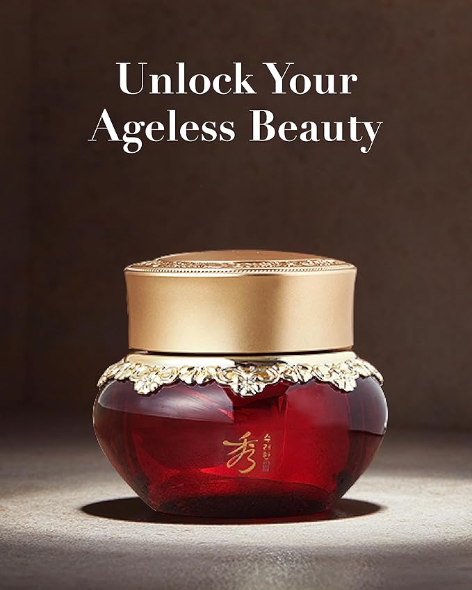 Sooryehan Hyobidam Face Moisturizer for Women. Korean Skin Care (Cream, 1.7fl oz) - Korean Facial Care. Wrinkle Cream for Women, Night Cream for Face with Wild Ginseng & Snow Fungus.