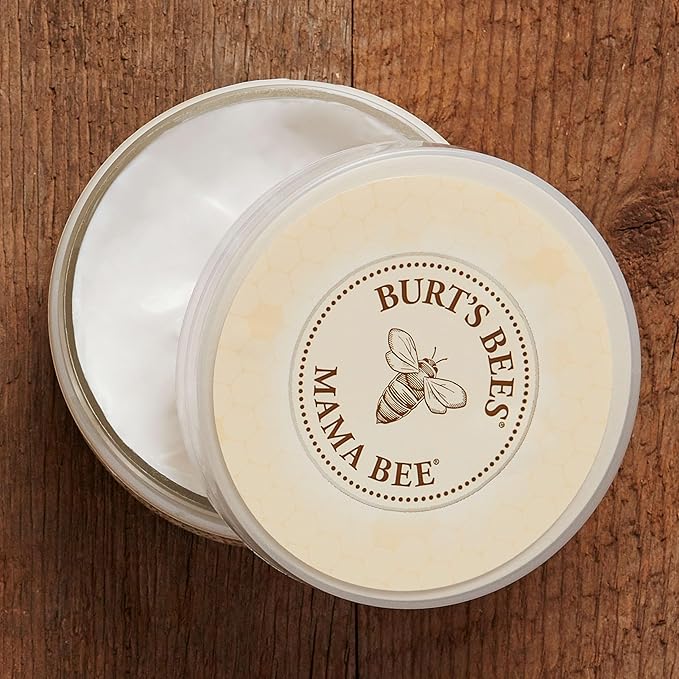 Burt's Bees Mama Belly Butter Stretch Mark Cream for Pregnancy Massages Body & Reduces Scar Appearance, Prenatal & Postnatal Tummy Skin Care, Shea Butter & Vitamin E Rich Formula, 6.5 Oz (Pack of 3)