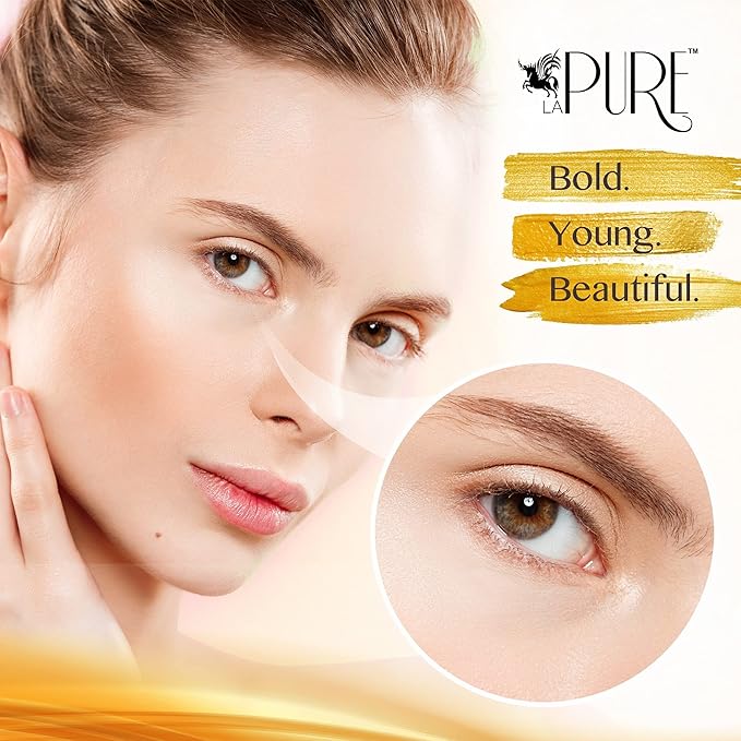 24K Gold Eye Treatment Masks - Under Eye Patches, Under Eye Bags Treatment, Eye Mask for Puffy Eyes, Anti-Wrinkle, Dark Circles, Gel Pads 15 Pairs