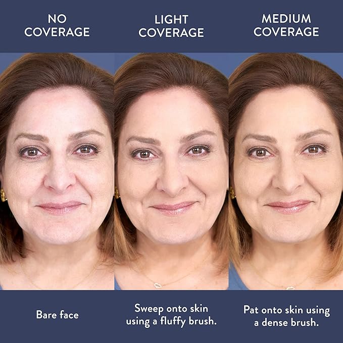 LAURA GELLER NEW YORK Award-Winning Baked Balance-n-Brighten Color Correcting Powder Foundation - Fair - Buildable Light to Medium Coverage - Demi-Matte Natural Finish
