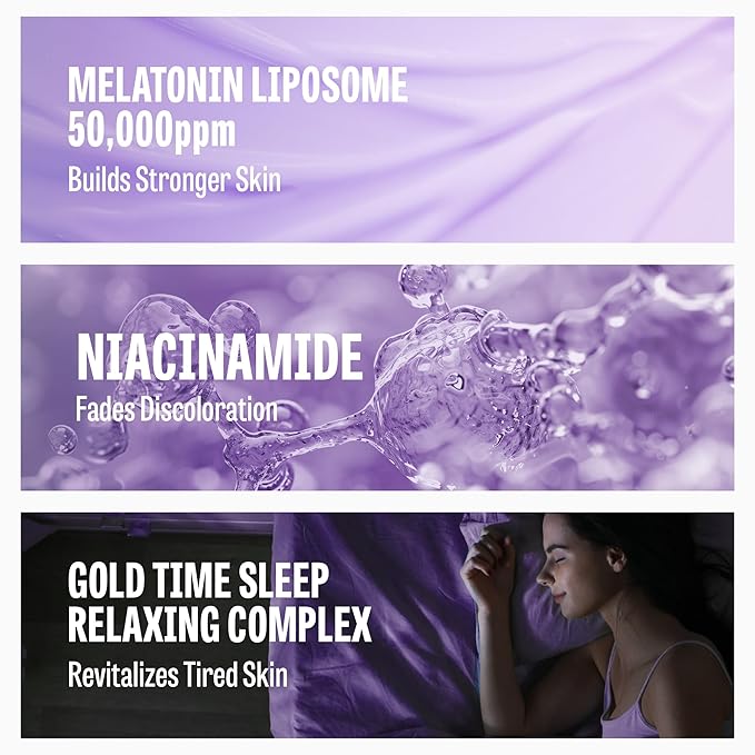 Time Return Melatonin Cream | Face Hydrating Cream & Face Moisturizer for Dry Skin | Relaxing Face Cream for Women & Men | Melatonin Face Cream for Resilient Skin, 1.76 oz