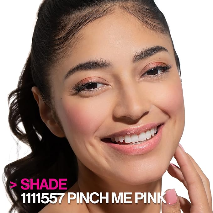 wet n wild Color Icon Blush, Effortless Glow & Seamless Blend infused with Luxuriously Smooth Jojoba Oil, Sheer Finish with a Matte Natural Glow, Cruelty-Free & Vegan - Pearlescent Pink(Packaged)