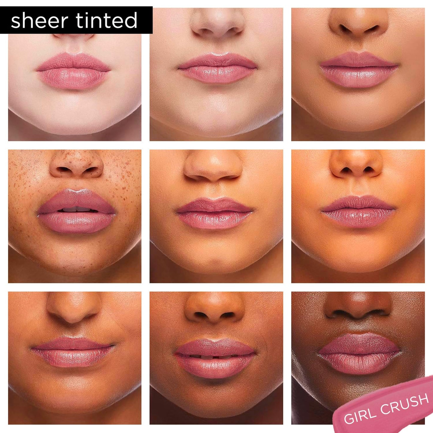 Pure Cosmetics Pure Illumination Lip Gloss - LED-lit Applicator w/Side Mirror - Non-Sticky, Moisturizing & Hydrating Lip Glosses - Soothes & Heals Dried Chapped Lips (Girl Crush)