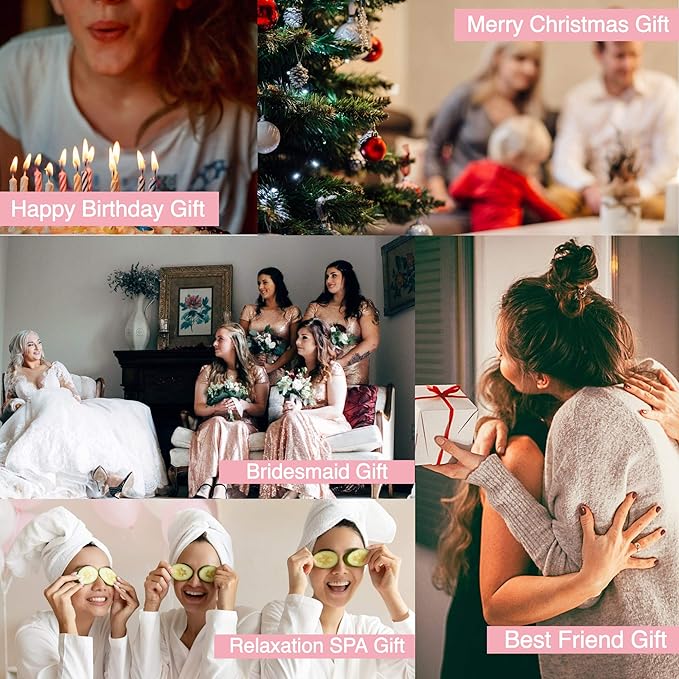 Gift Box for Women, Self Care Gifts for Women, Unique Gifts for Mom, Sister, Aunt, Grandma, Best Friends, Birthday Gifts for Women, Gift Basket, Spa Beauty Skincare Sets, Mother’s Day Gifts