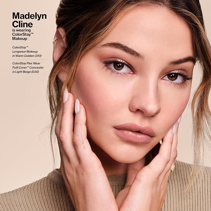 Revlon Liquid Foundation, ColorStay Face Makeup for Combination & Oily Skin, SPF 15, Longwear Medium-Full Coverage with Matte Finish, Nude (200), 1.0 Oz