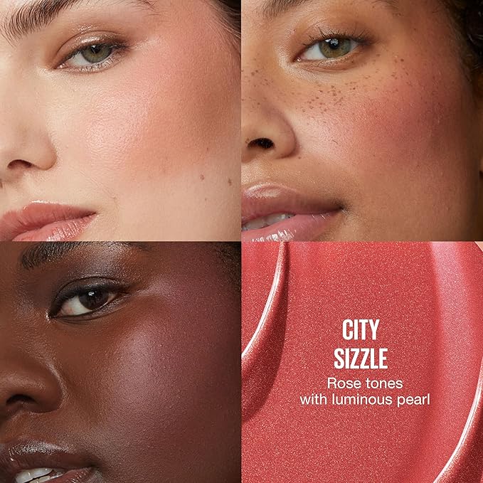 Maybelline Sunkisser Multi-Use Liquid Blush and Bronzer, Blendable, Longwear, Glowy Make Up, City Sizzle, 1 Count