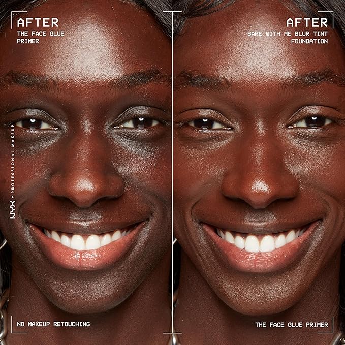 NYX PROFESSIONAL MAKEUP The Face Glue Gripping Primer, Hydrating Makeup Primer with Up To 24HR Wear, Vegan & Cruelty Free