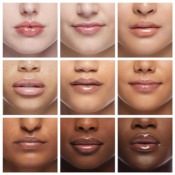 KEYBO Lip Plumper Dotom Lip Plus 16 Colors, 3 Steps Extreme Plumping Clear Lip Gloss by Essence Lip Care Oil & 16 Color Tints from Korean Makeup (01. Spring Glass)