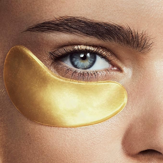 MZ SKIN HYDRA-BRIGHT GOLDEN EYE TREATMENT | Eye Mask (Pack of 5) | Anti-Ageing And Hydrating | With Hyaluronic Acid | Collagen