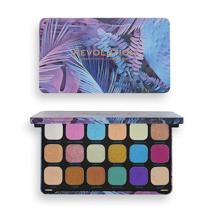 Makeup Revolution, Forever Flawless, Eyeshadow Palette, Desert Desire, 19.8g