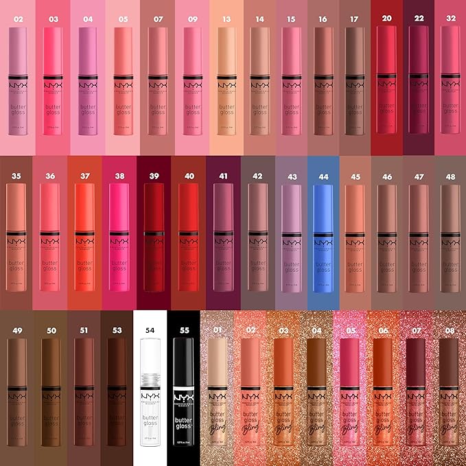 NYX PROFESSIONAL MAKEUP Butter Gloss, Non-Sticky Lip Gloss - Creme Brulee (Natural)