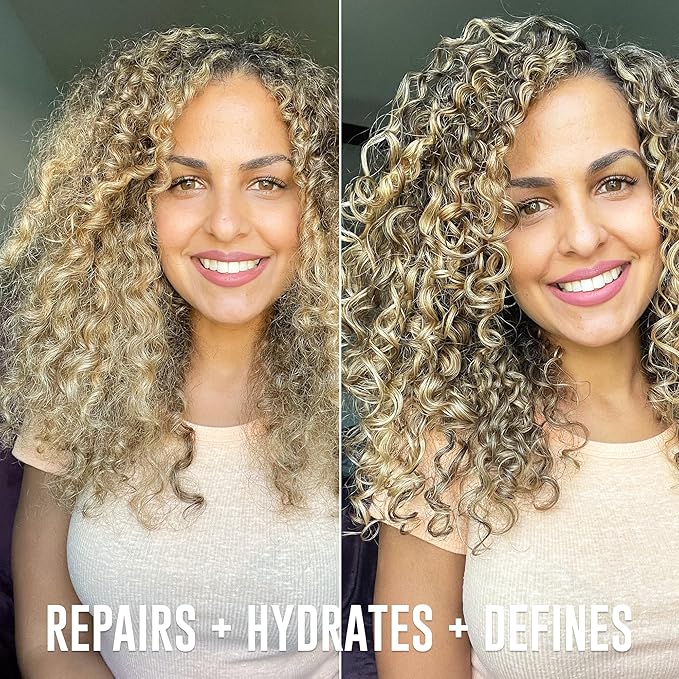 Love Ur Curls - Shampoo & Conditioner Set with All in One Curl Cream Styler for Curly Hair, 3 Step System for Repair and Moisturizing