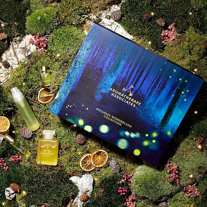 Aromatherapy Associates Wellness Wonderland, Luxurious Gift Collection of Bath and Shower Oils, Mists, Roller Balls and Gels. Made with Premium Essential Oils for Relaxation (14-Piece Set)